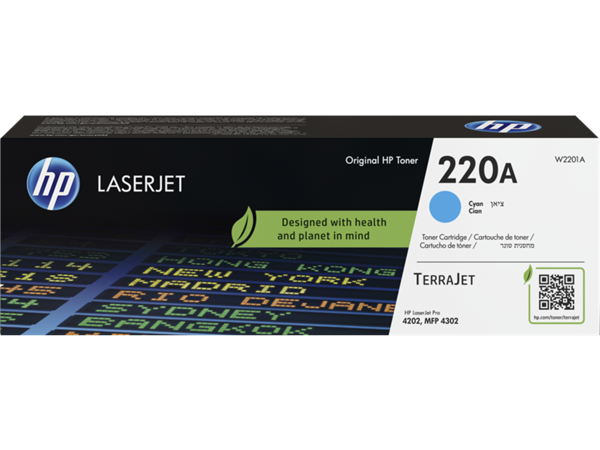 Cyan lasertoner - HP nr.220A - 1.800 sider