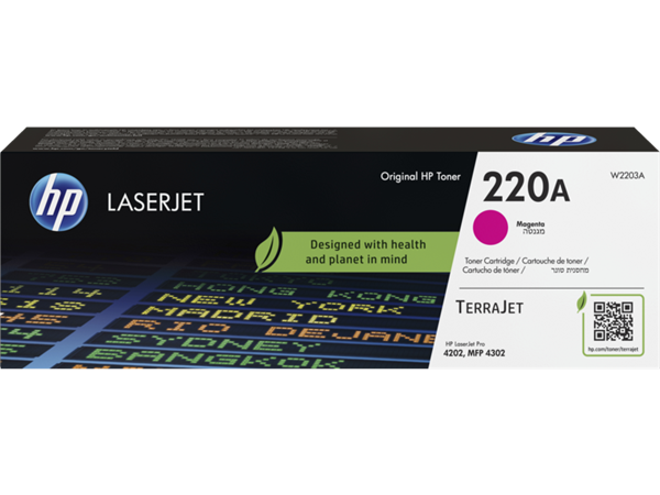 Magenta lasertoner - HP nr.220A - 1.800 sider