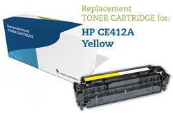 Gul lasertoner - HP 305A - 2.600 sider