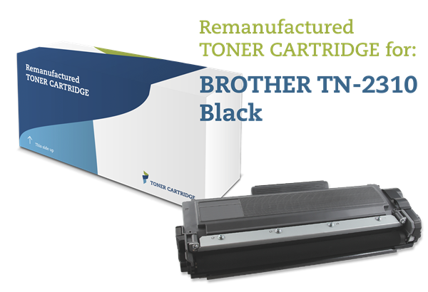 Sort lasertoner - Brother TN-2310 - 1.200 sider