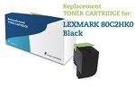 Uoriginal Sort Lexmark toner 80C2HK0 køb den nu