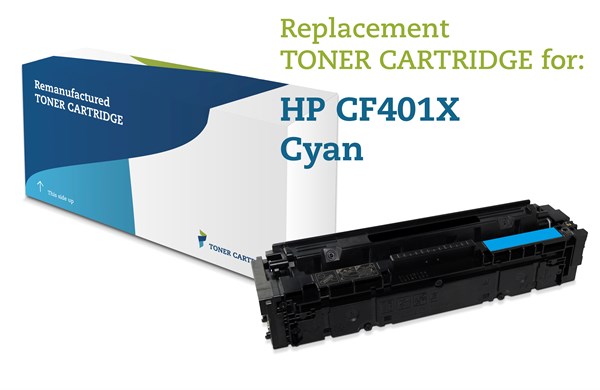Cyan lasertoner - HP 201X - 2.300 sider