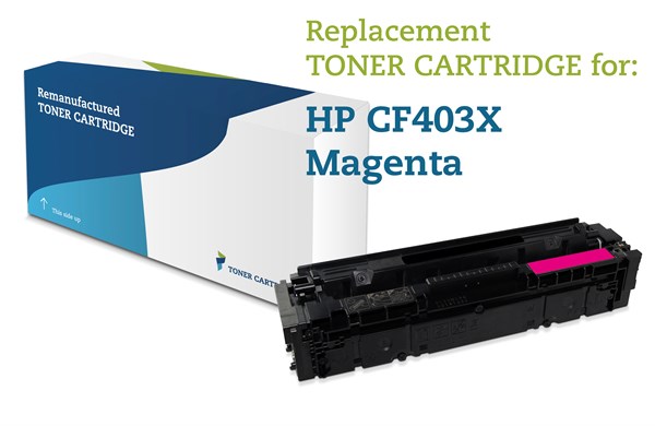 Magenta lasertoner - HP 201X - 2.300 sider