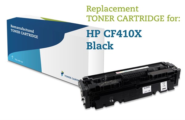 Sort lasertoner - HP CF410X - 6.500 sider