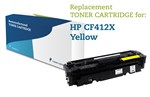 Gul lasertoner uoriginal CF412X til HP