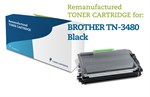 TN3480 sort lasertoner genfyldt