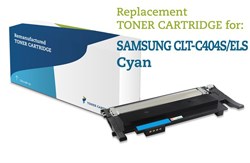 Cyan lasertoner - Samsung CLT-C404S - 1.500 sider