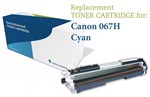 Cyan lasertoner - Kompatibel - 067H XL C - Canon - 2.350 sider.