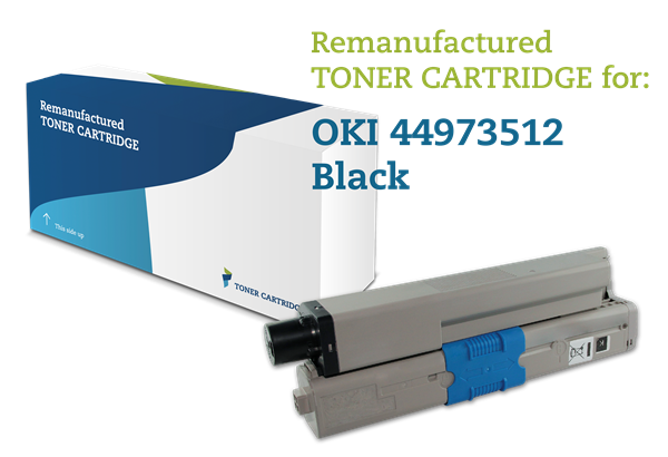 Sort lasertoner 44973512 - OKI - 7.000 sider.