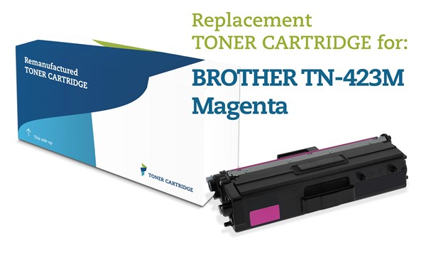 Magenta lasertoner TN423M - Brother - 4.000 sider.