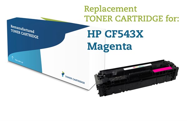 Magenta lasertoner - HP nr.203 X - 2.500 sider