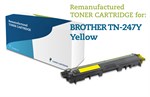 TN-247Y Brother kompatibel gul lasertoner