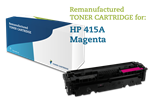 Magenta lasertoner - HP W2033A / 415A - 2.100 sider