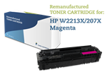 Magenta lasertoner - HP W2213X - 2.450 sider