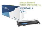Cyan lasertoner - HP nr.117A XL - 1000 sider