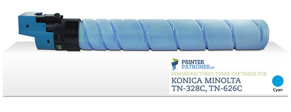 Cyan lasertoner TN328C/626C - Konica Minolta - 28.000 sider