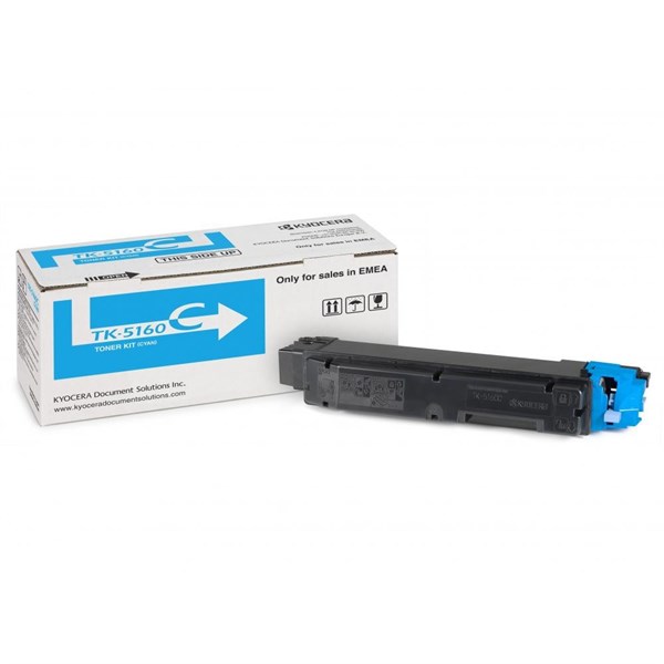 Cyan lasertoner TK-5160C - Kyocera - 12.000 sider