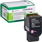 Magenta lasertoner Lexmark C242XM0 - Køb den her.