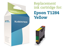 Gul blækpatron T1284 kompatibel til Epson