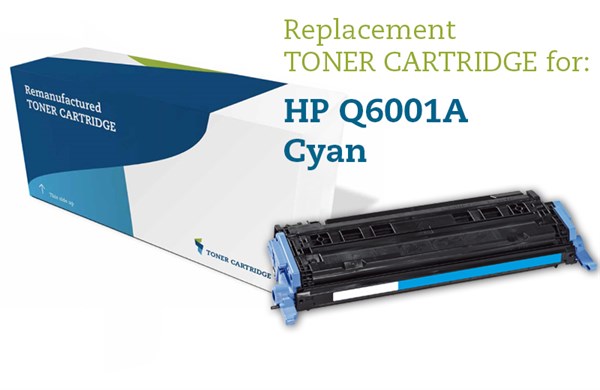 Cyan lasertoner - HP Q6001A / Canon 707C - 2.000 sider
