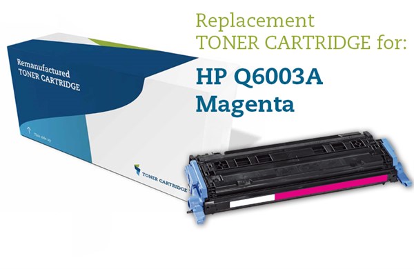 Magenta lasertoner - HP Q6003A / Canon 707M - 2.000 sider