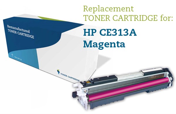 Magenta lasertoner - HP 126A  / Canon 729 - 1.000 sider