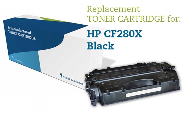 Sort lasertoner - HP nr.80X - 6.800 sider