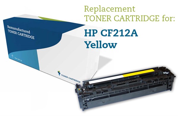 Billig yellow (gul) HP 131A - Køb toner CF212A