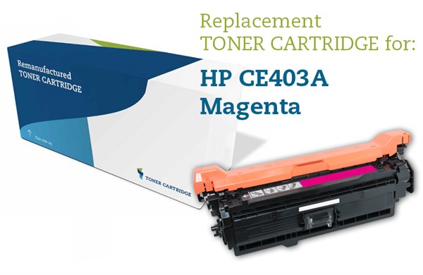 Magenta lasertoner - HP 507A - 6.000 sider