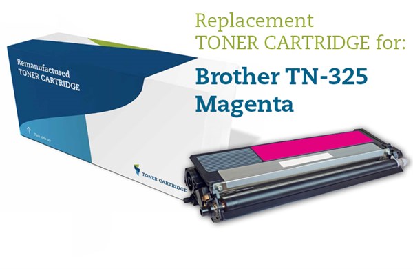 Magenta lasertoner - Brother TN-325M - 3.500 sider