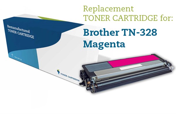 Magenta lasertoner - Brother TN-328M - 6.000 sider