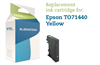 Gul blækpatron kompatible Epson T0714/894