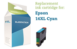 Cyan blækpatron 16XL til Epson