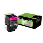 Magenta lasertoner - Lexmark 802M - 1.000 sider