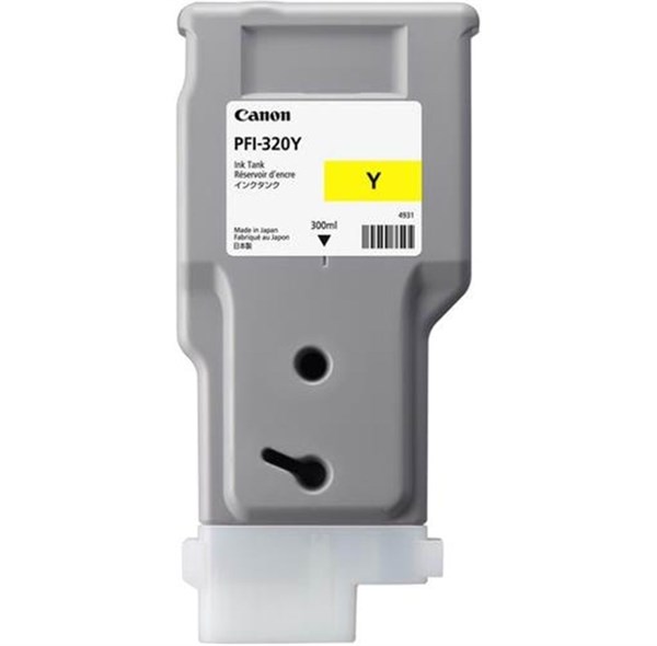 Gul blækpatron PFI-320Y - Canon - 300ml.