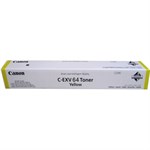 Gul lasertoner C-EXV64 - Canon - 25.500 sider.