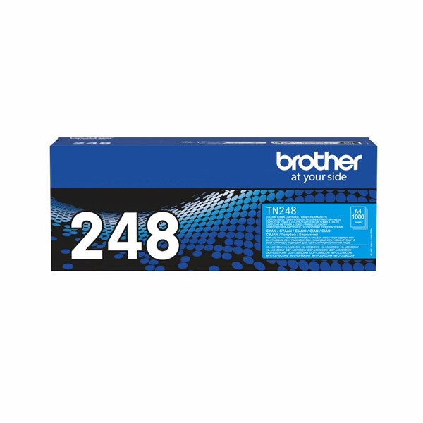 Cyan lasertoner - Brother TN-248C - 1.000 sider