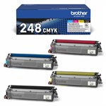 4-Pak B/C/M/Y toner - Brother TN248<i> SAMPAK</i>  - 4 x 1.000 sider