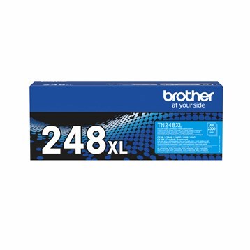 Cyan lasertoner - Brother TN-248XLC - 2.300 sider