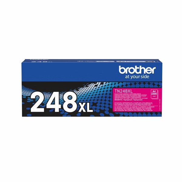 Magenta lasertoner - Brother TN-248XLM - 2.300 sider