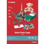 <b>Matte</B> fotopapir inkjet A4 - Canon MP-101 - <br>170gr. - 50 ark