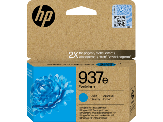 Cyan blækpatron - HP nr.937e - 1.650 sider