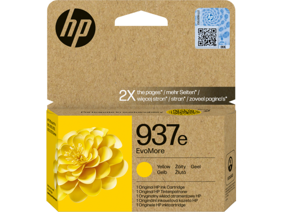 Gul blækpatron - HP nr.937e - 1.650 sider
