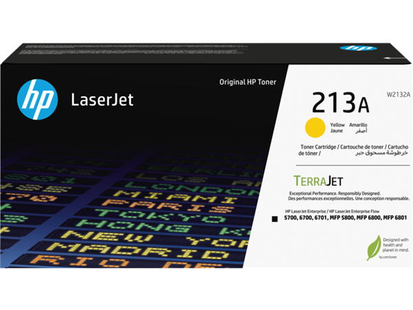 Gul lasertoner - HP nr.213A - 3.000 sider