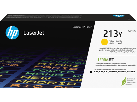 Gul lasertoner - HP nr.213Y - 12.000 sider