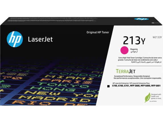 Magenta lasertoner - HP nr.213Y - 12.000 sider