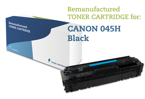 Cyan lasertoner - Canon 045H - 2.200 sider.