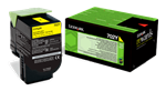 Gul lasertoner - Lexmark 702Y - 1.000 sider