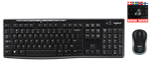 Logitech wireless tastatur+mus MK270