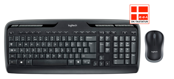 Logitech MK330 trådløst tastatur+mus | Køb MK330
